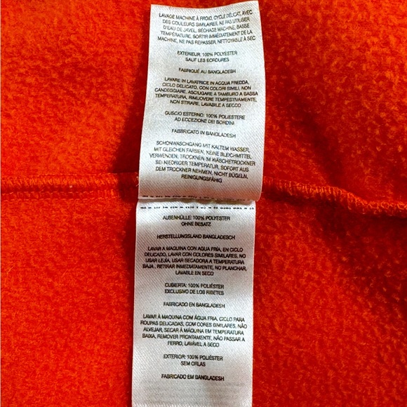 Columbia Youth Vibrant Orange Fleece Jacket - Picture 6 of 8